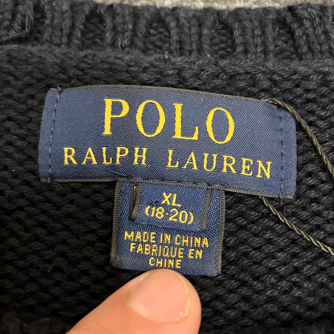 N201 폴로 빅포니 코튼 니트 상품이미지2