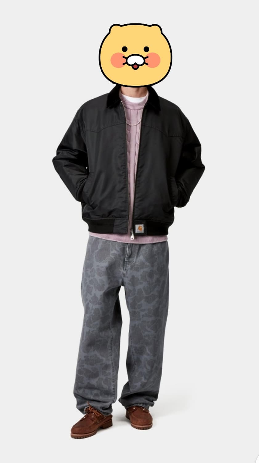 [L]칼하트 산타페 자켓 블랙 상품이미지7