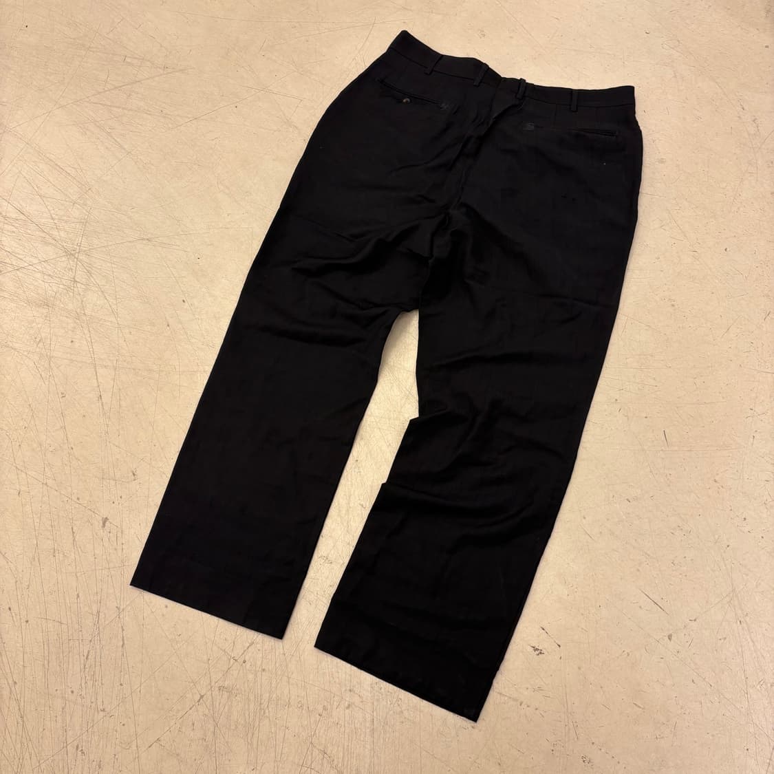 발망 스트라이프 와이드 슬랙스 상품이미지3