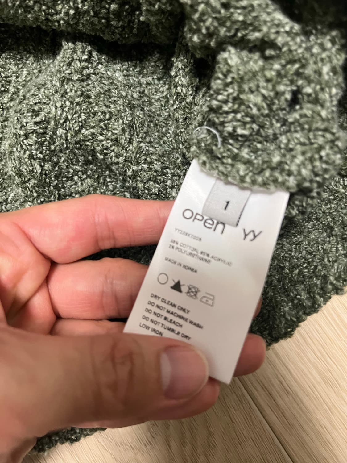 open yy / HALF-ZIP PULLOVER 1 상품이미지3