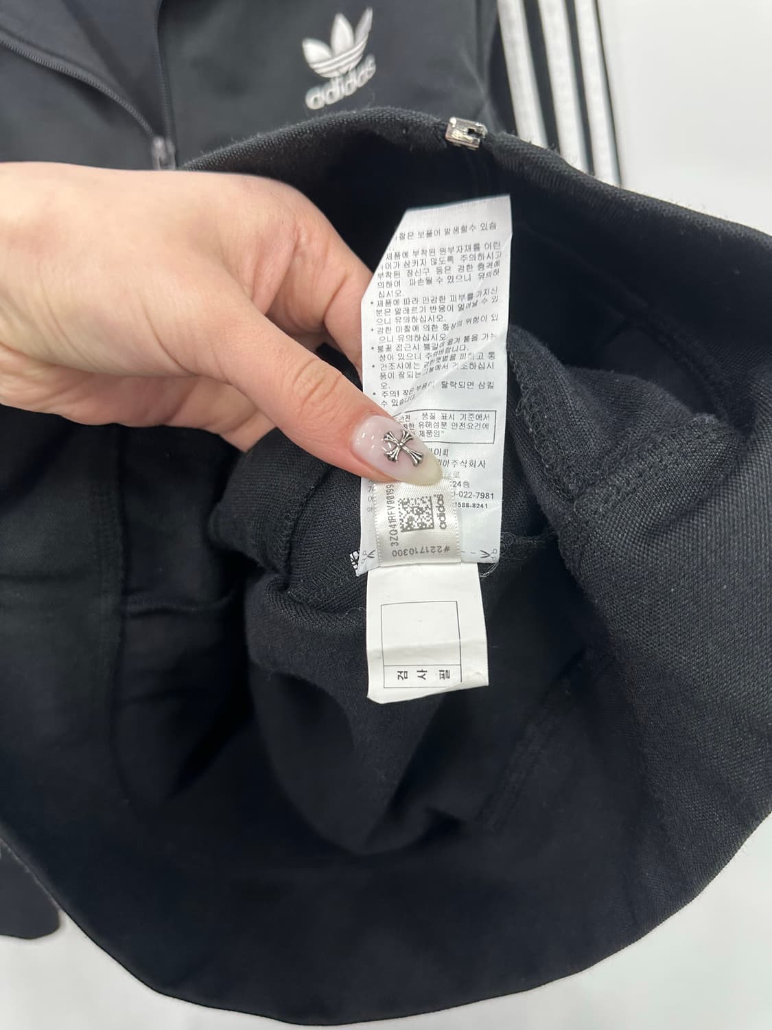 아디다스 블랙 파이어버드 져지 트랙탑  상품이미지4