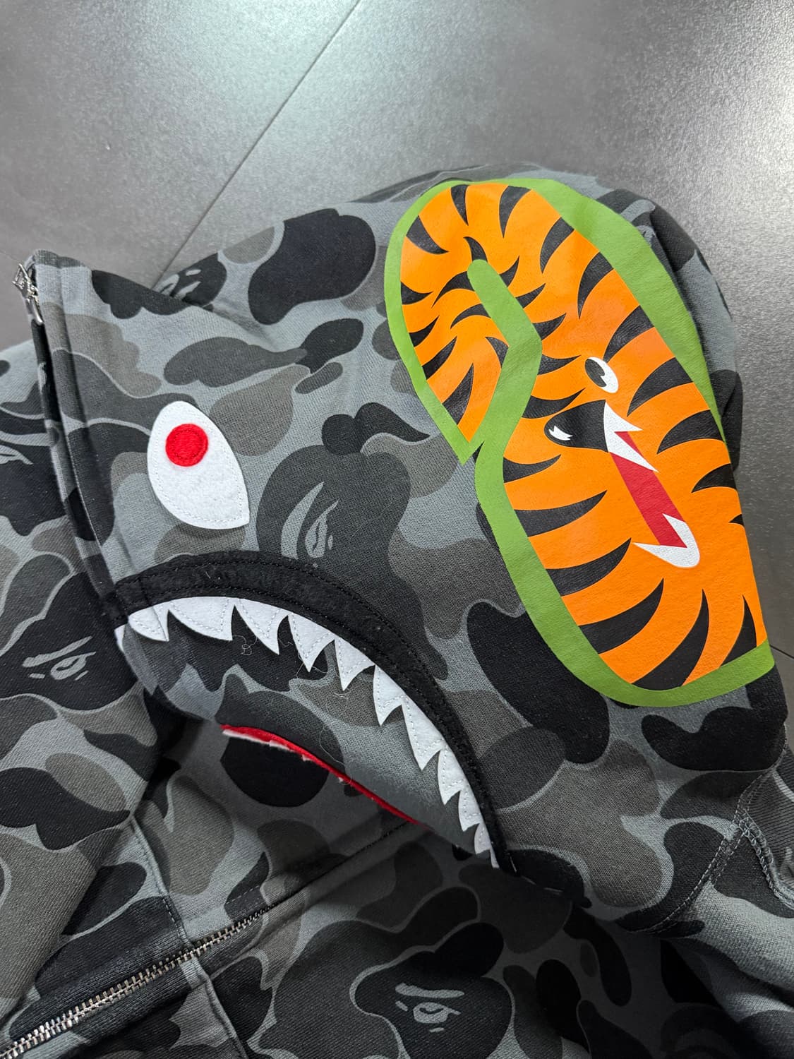 베이프 후드집업 L 상품이미지3