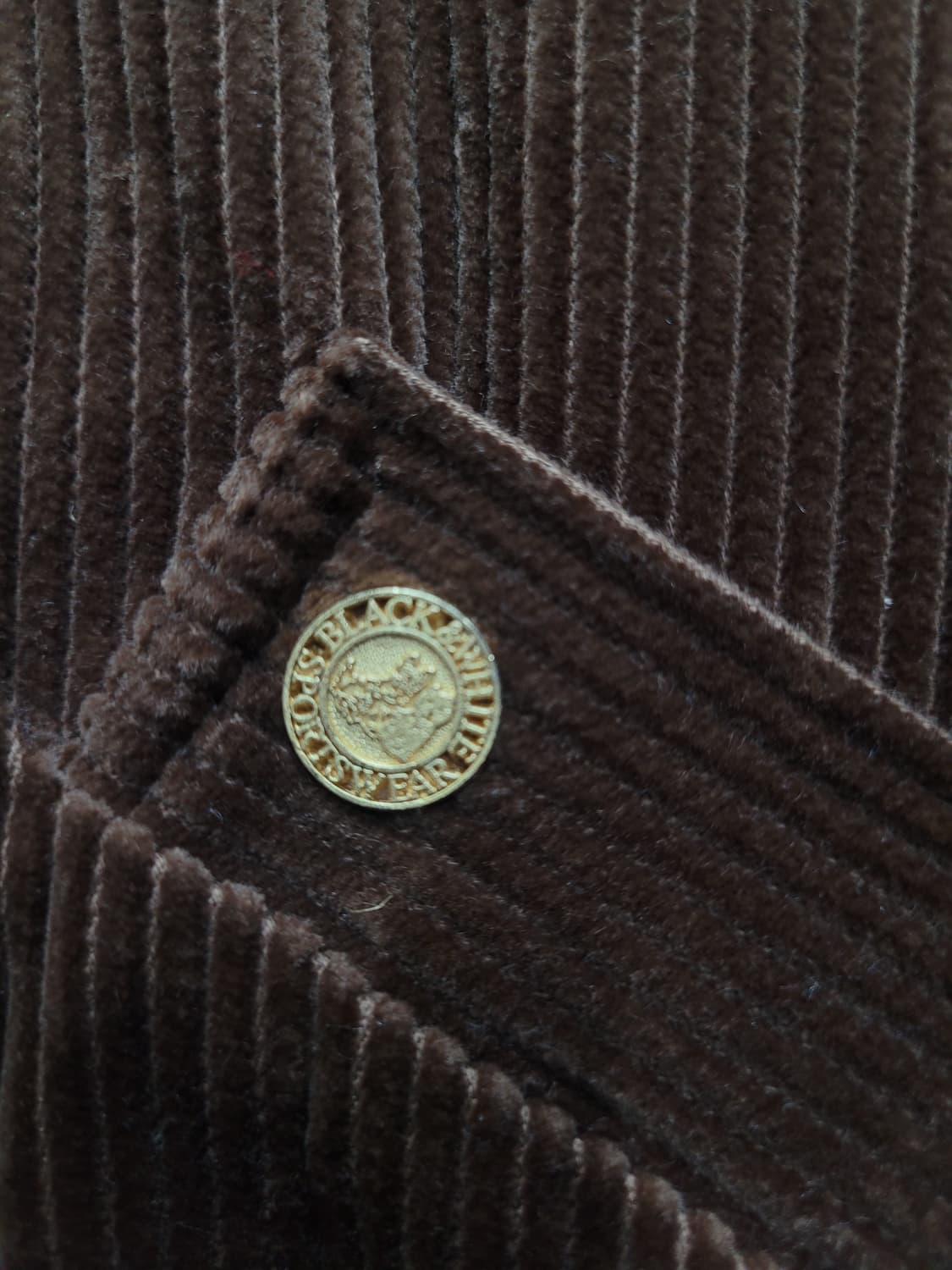 BLACK AND WHITE 블랙앤화이트 빈티지 코듀로이 떡볶이 숏자켓 상품이미지3