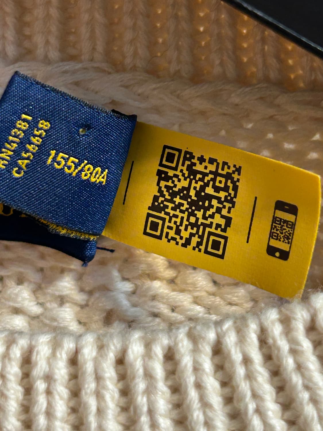 폴로 랄프로렌 패턴 크롭 니트 스웨터 상품이미지7