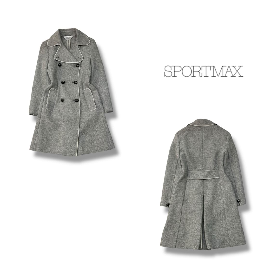  스포츠 막스 더블 울 코트 y14182 상품이미지1