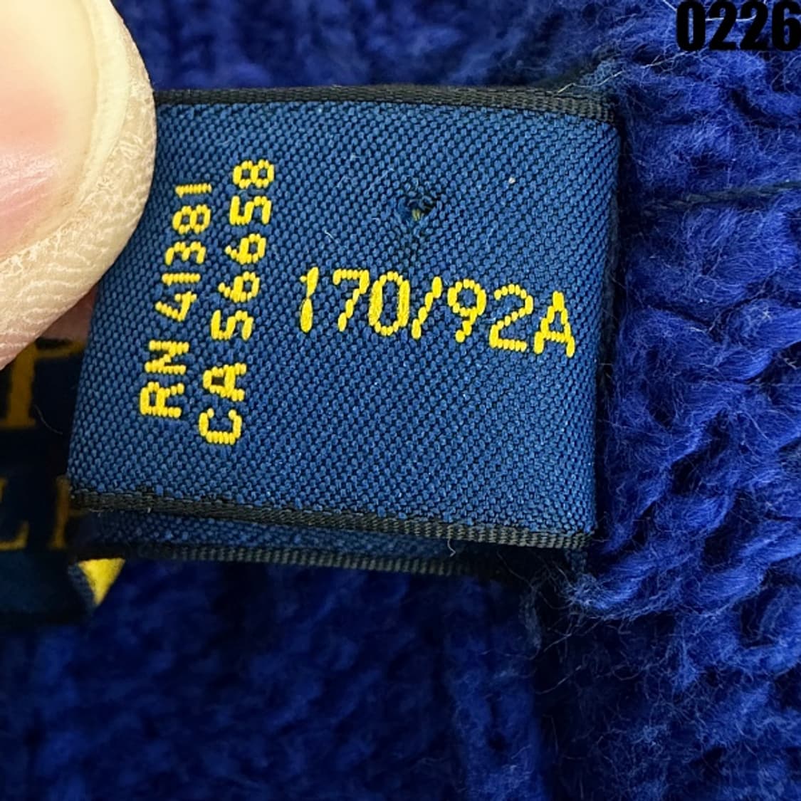 폴로 랄프로렌 케이블 코튼 니트 스웨터 S 0226 상품이미지4