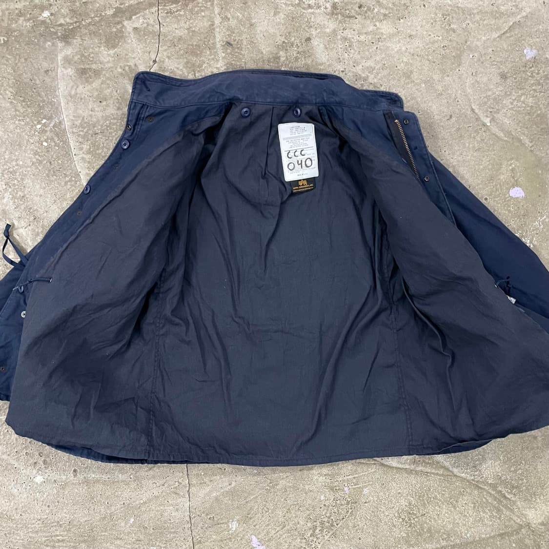 90's 알파인더스트리 민수용 M-65 필드자켓 XL 상품이미지3