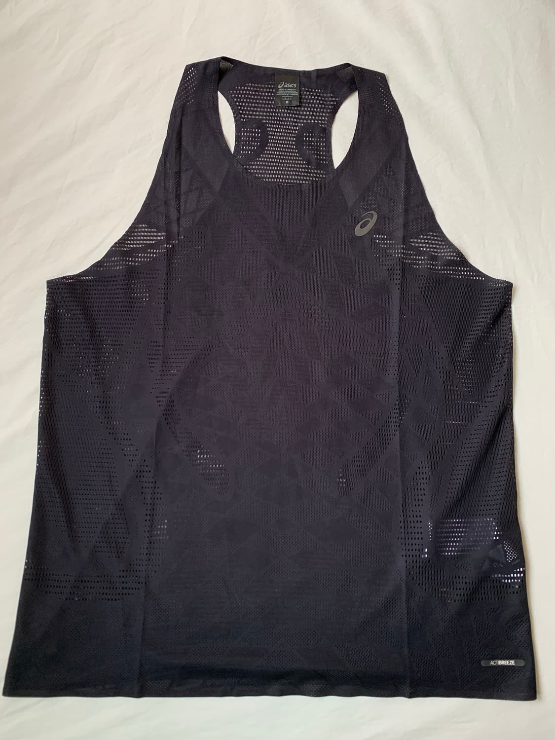 아식스 메타런 싱글렛 블랙 L 상품이미지1