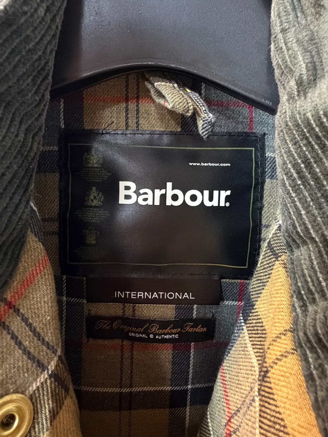 바버 인터내셔널 벨티드 왁스 자켓  상품이미지5