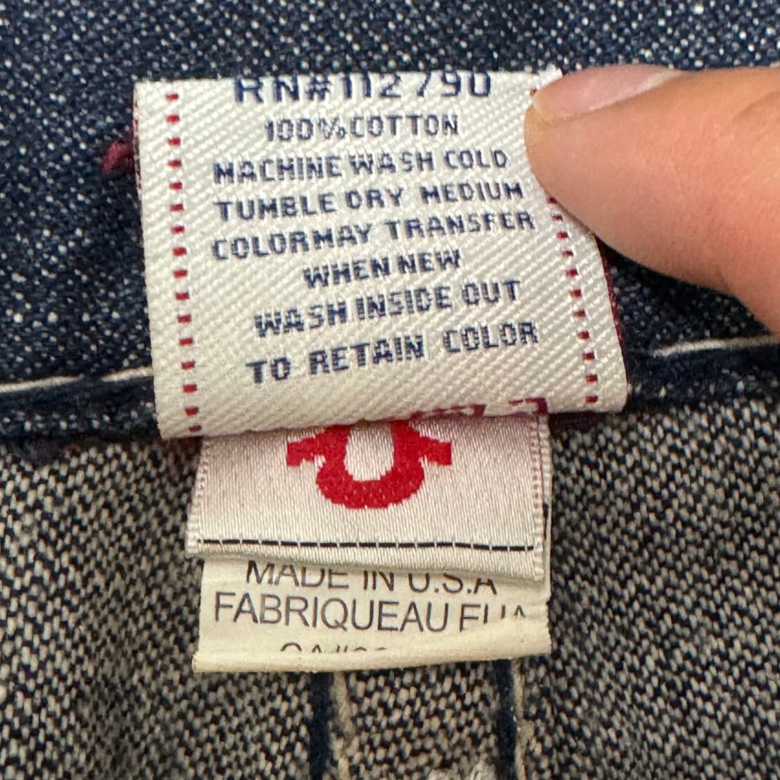 트루릴리전 조이 슈퍼티 플레어 부츠컷 데님팬츠 상품이미지9