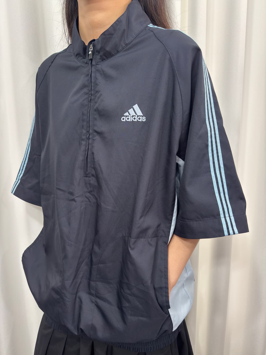 adidas blue line half zipup 상품이미지3