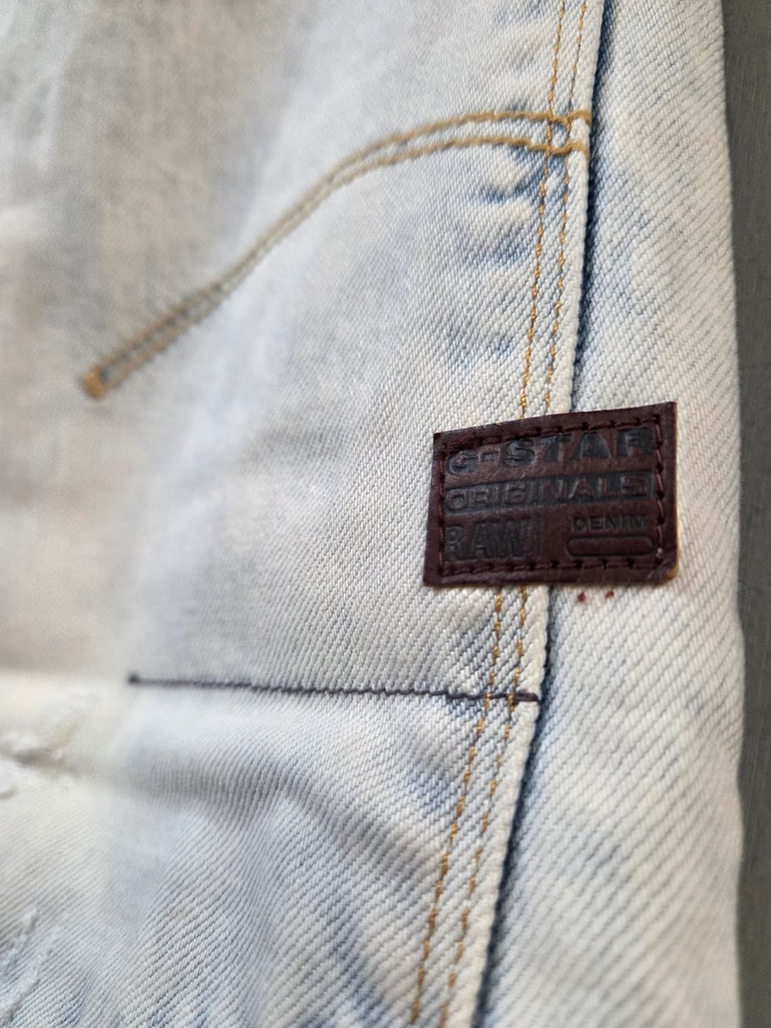 (할인가)G-STAR데미지 워싱 데님 청바지(W31/L34) 상품이미지6