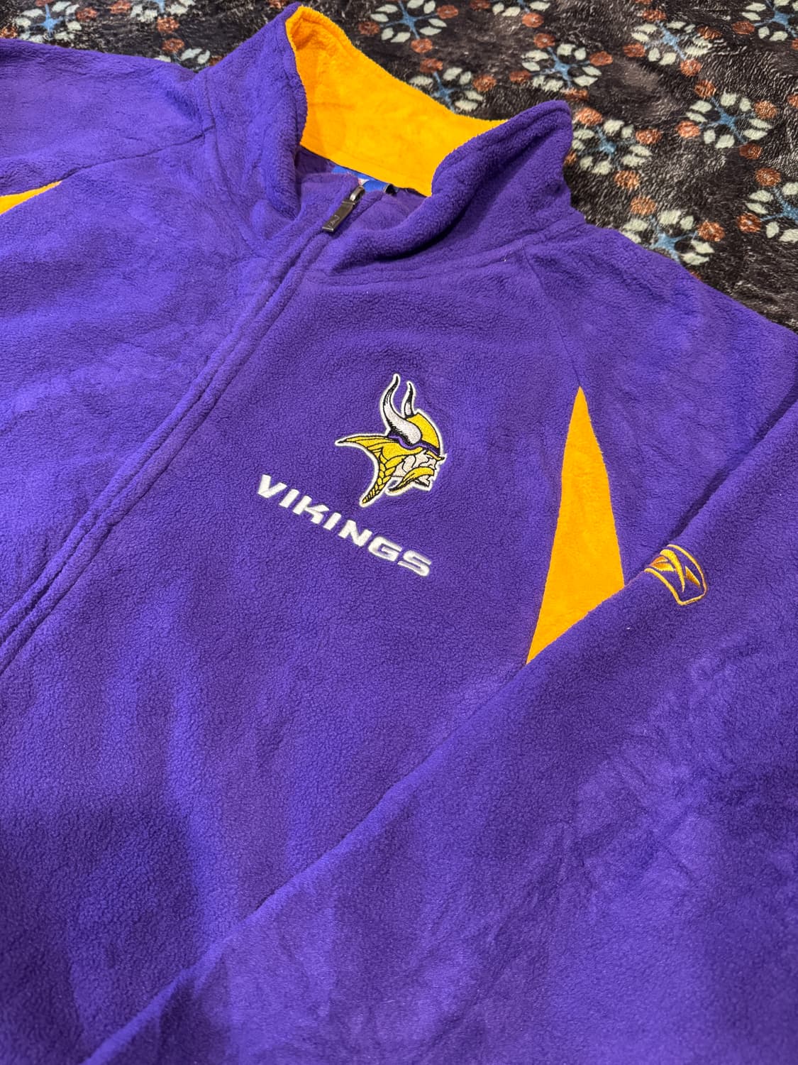 NFL 미네소타 바이킹스 리복 플리스 집업 상품이미지2