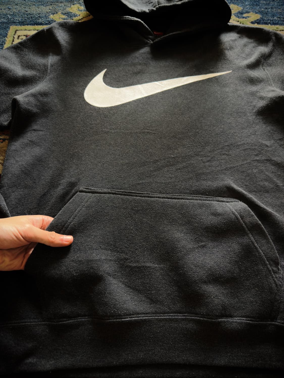 90s old Nike Big swoosh Hoodie 상품이미지5