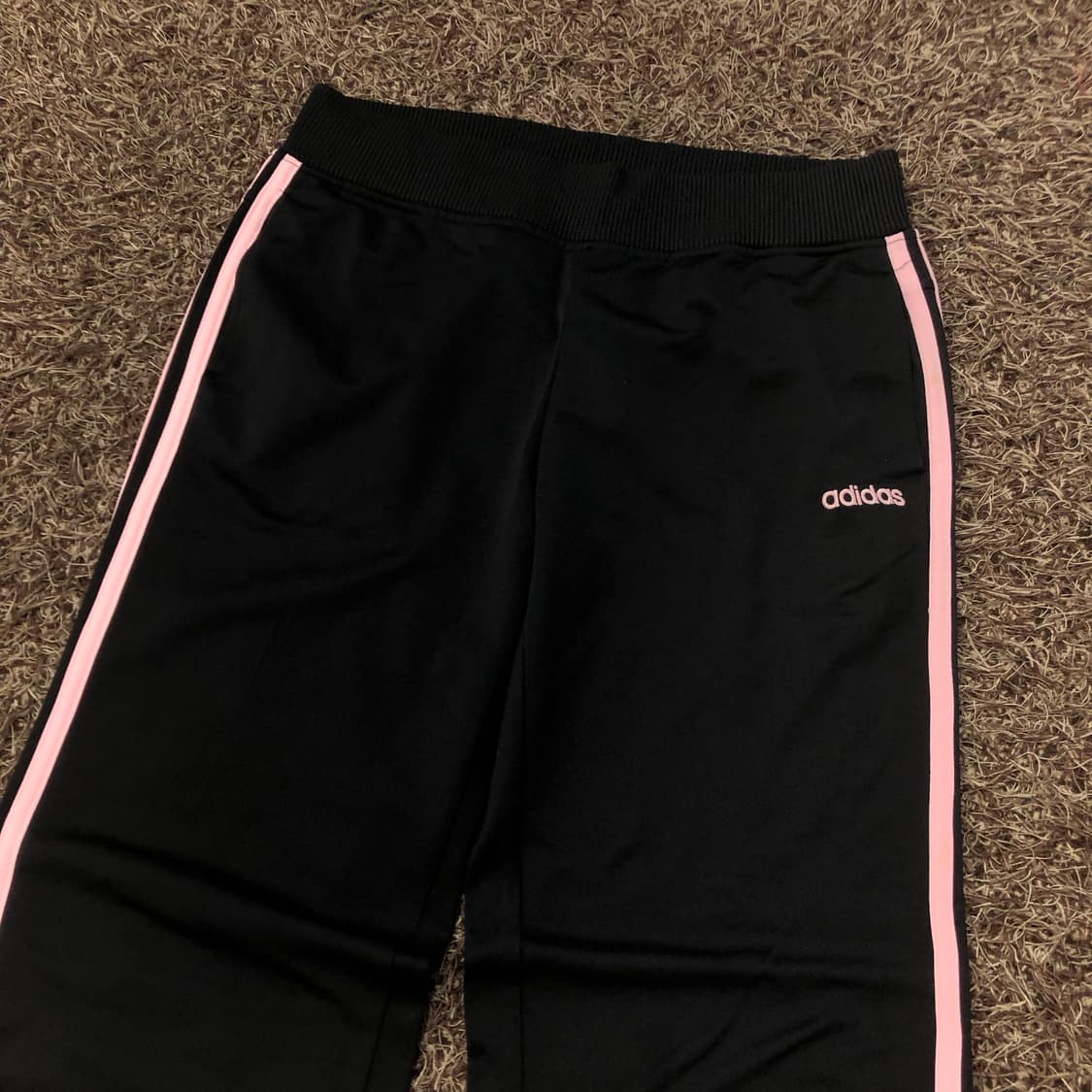 아디다스 핑크 삼선 트레이닝 트랙 팬츠 상품이미지2