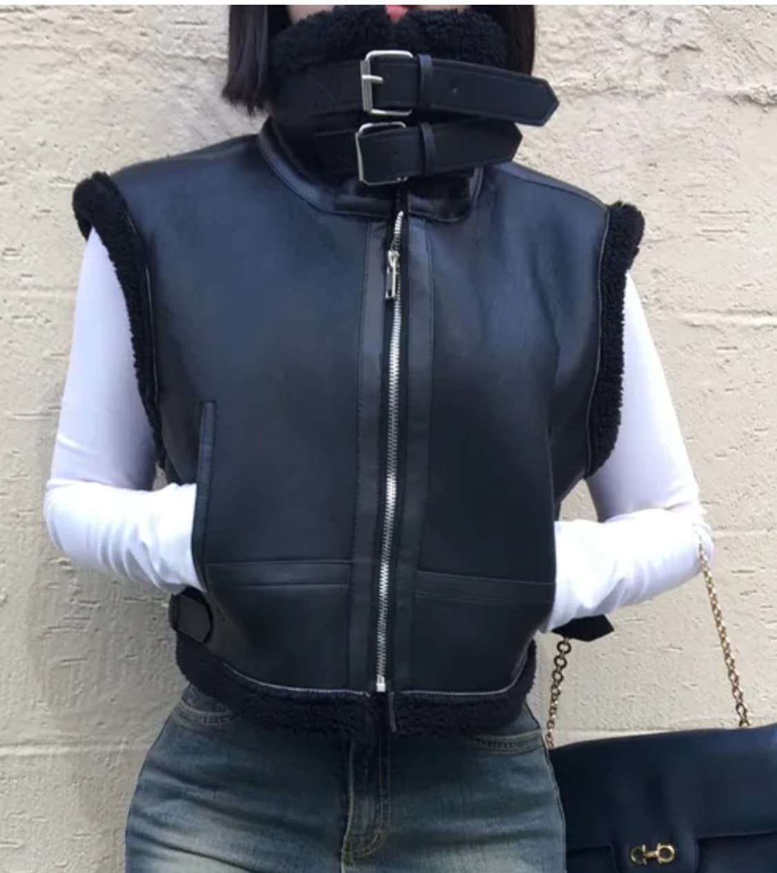 조끼 무스탕 상품이미지1