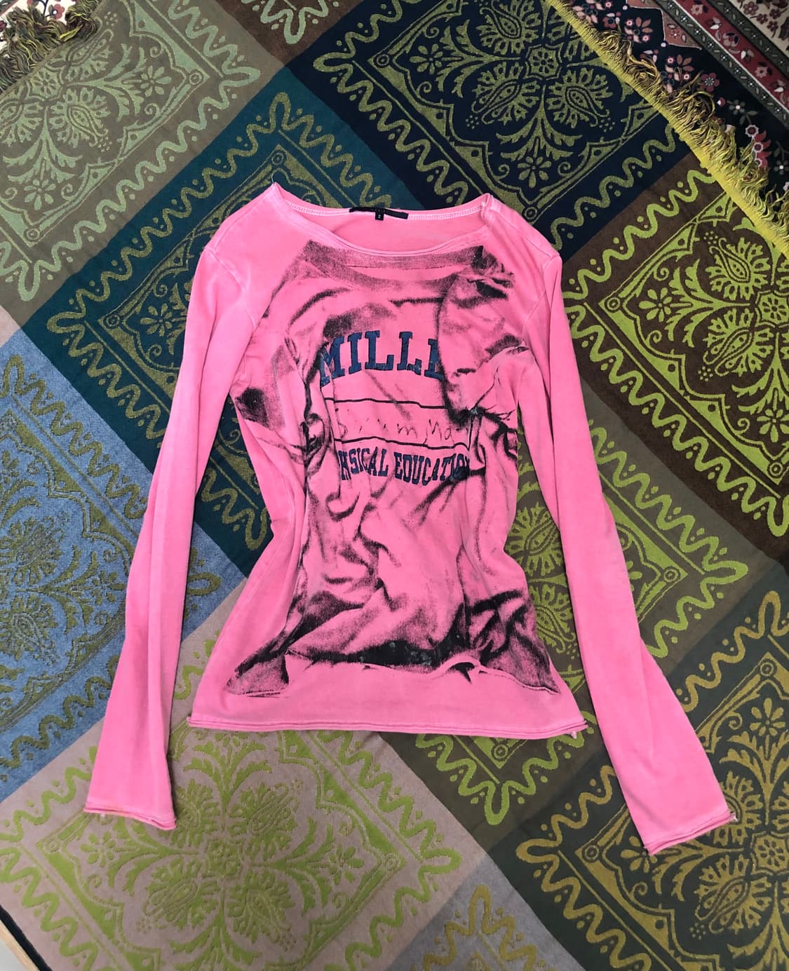 BEXIST vintage pink long sleeve 상품이미지2