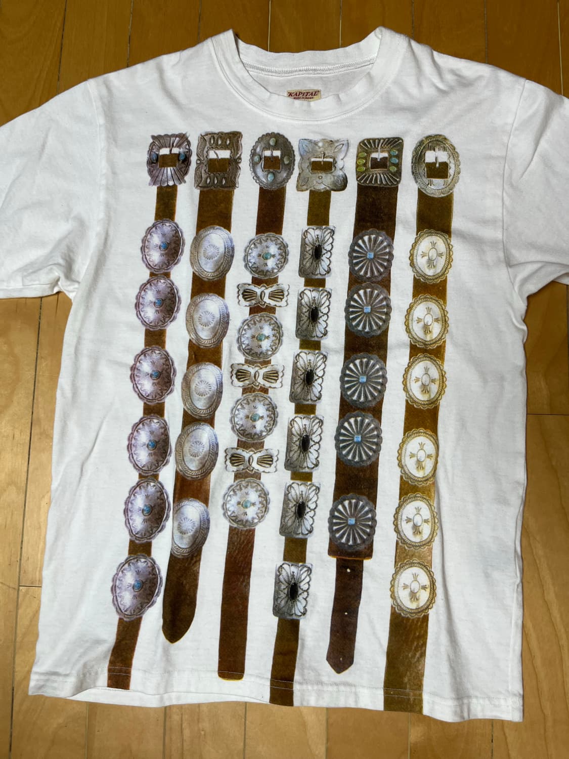 캐피탈 20 크루 티셔츠 화이트 s사이즈 상품이미지3