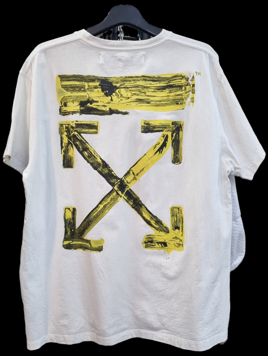 Off-White 화이트 페인트 반팔 티셔츠 상품이미지2