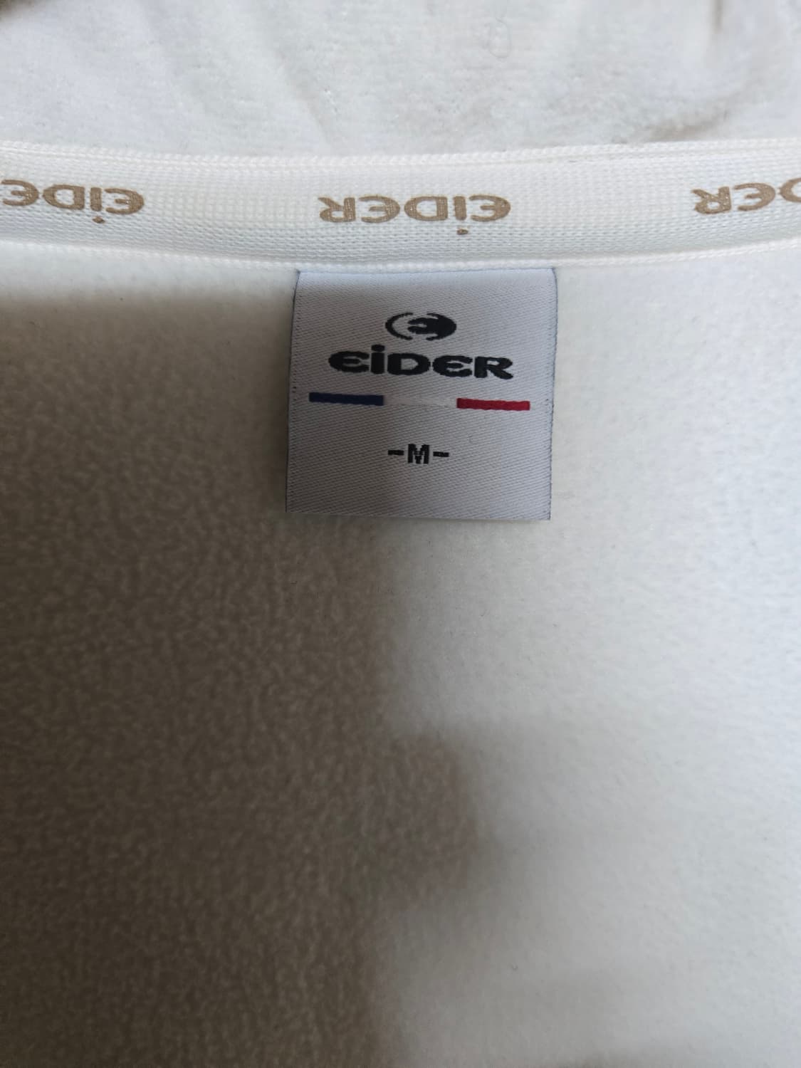 아이더 화이트 뽀글이 후리스 자켓M 상품이미지5