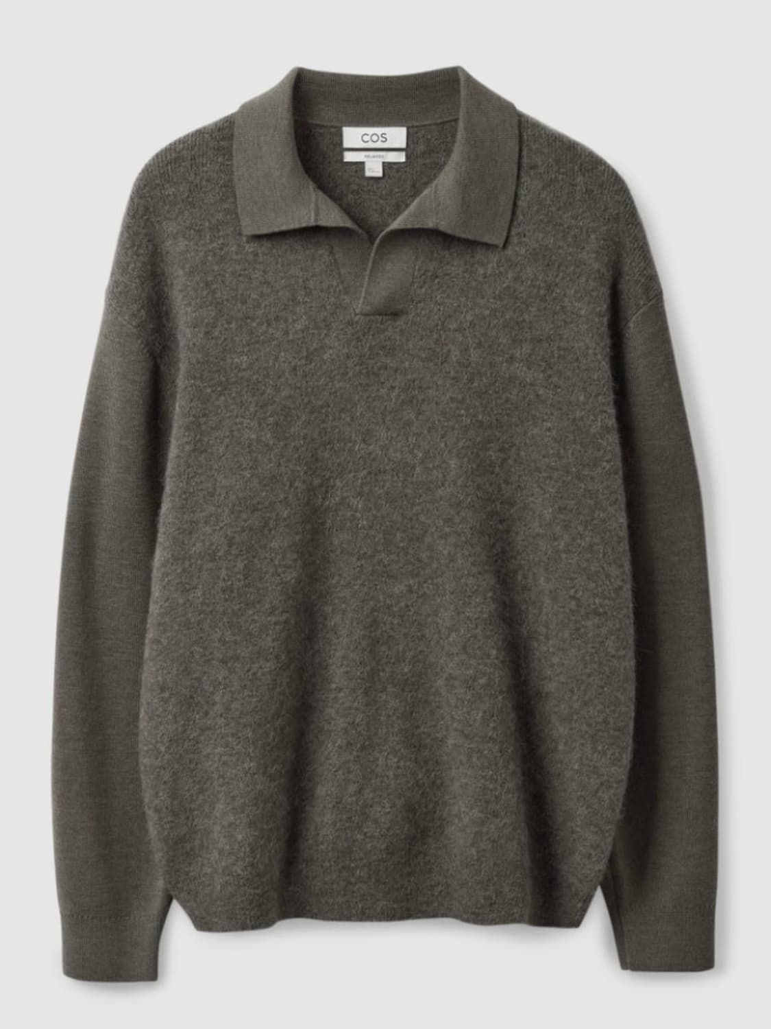 cos 오픈 카리 니트 그레이 L 상품이미지1