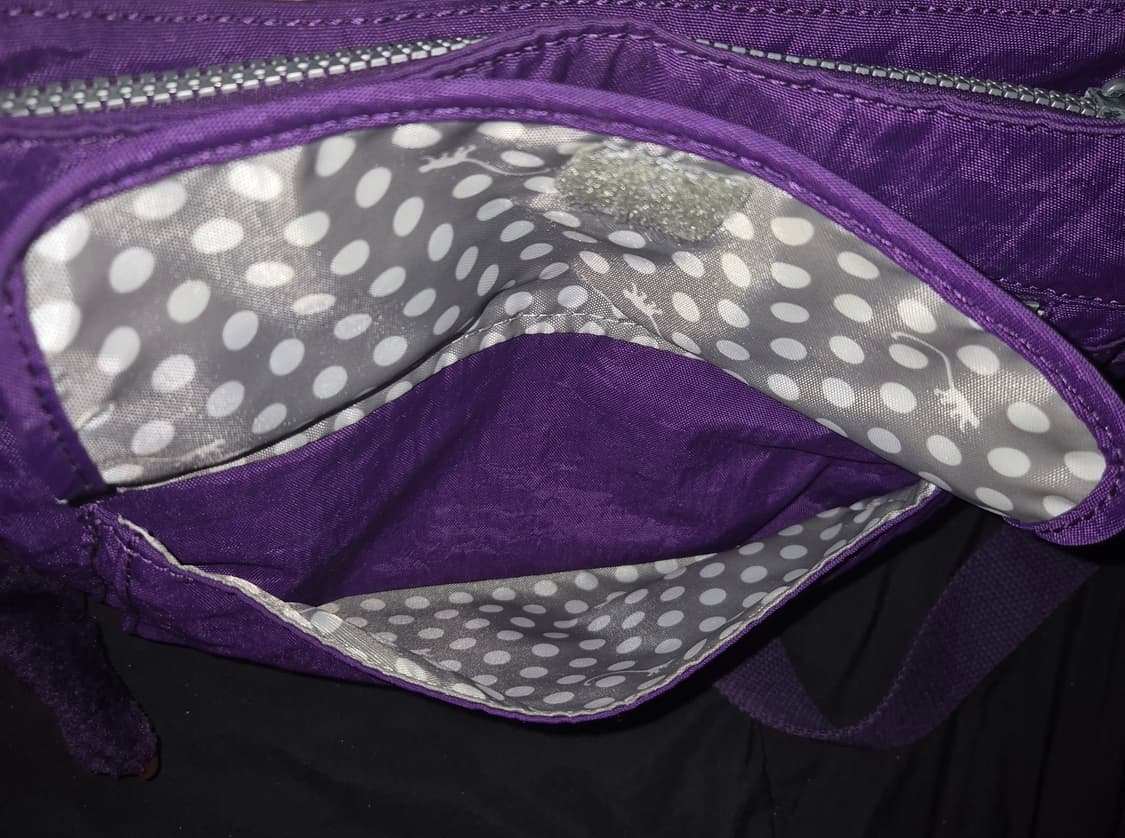 키플링 수납력 좋은 포도빛깔 보라색 크로스백 상품이미지7