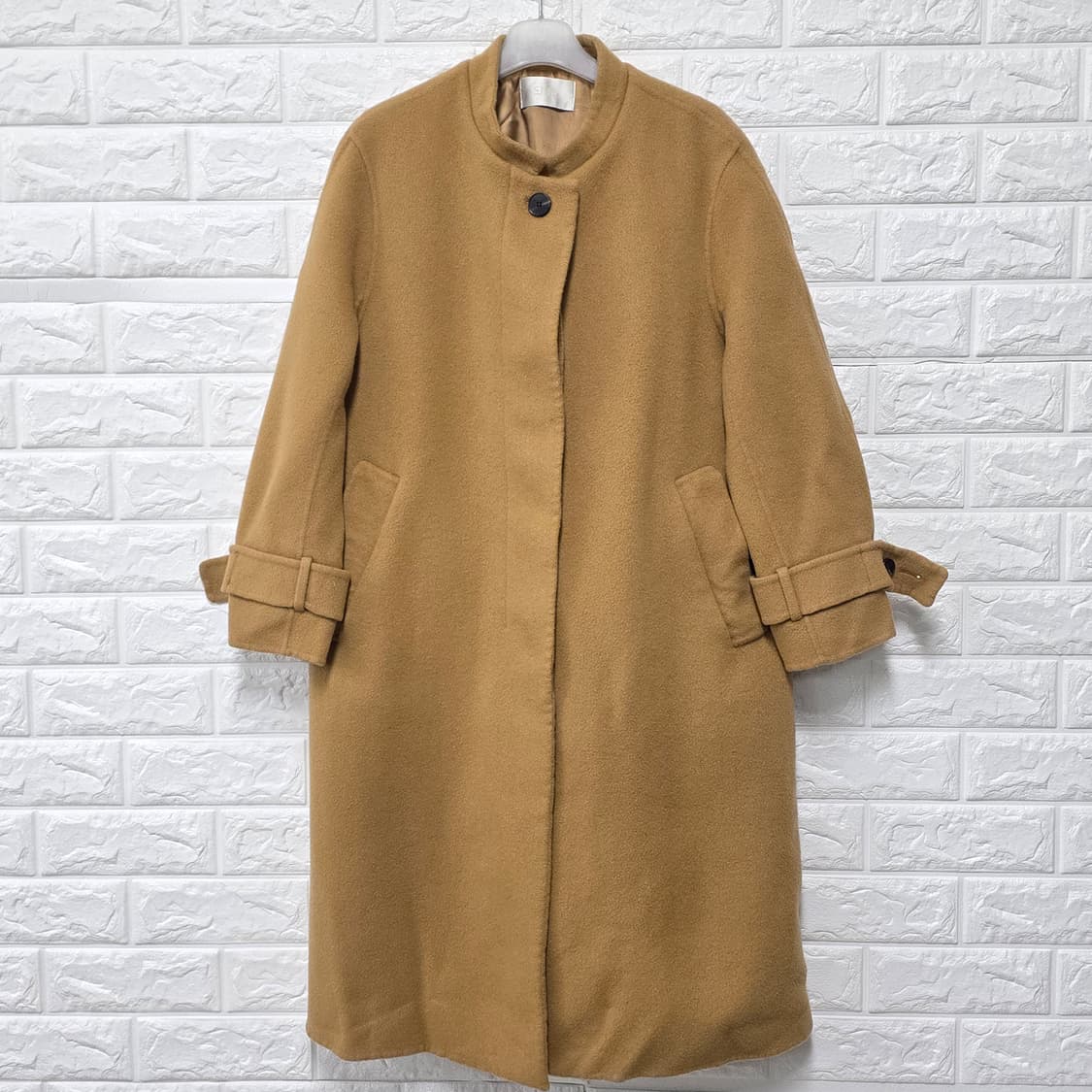 택포//  21s 한섬 SJSJ 캐시미어 코트 M 상품이미지1