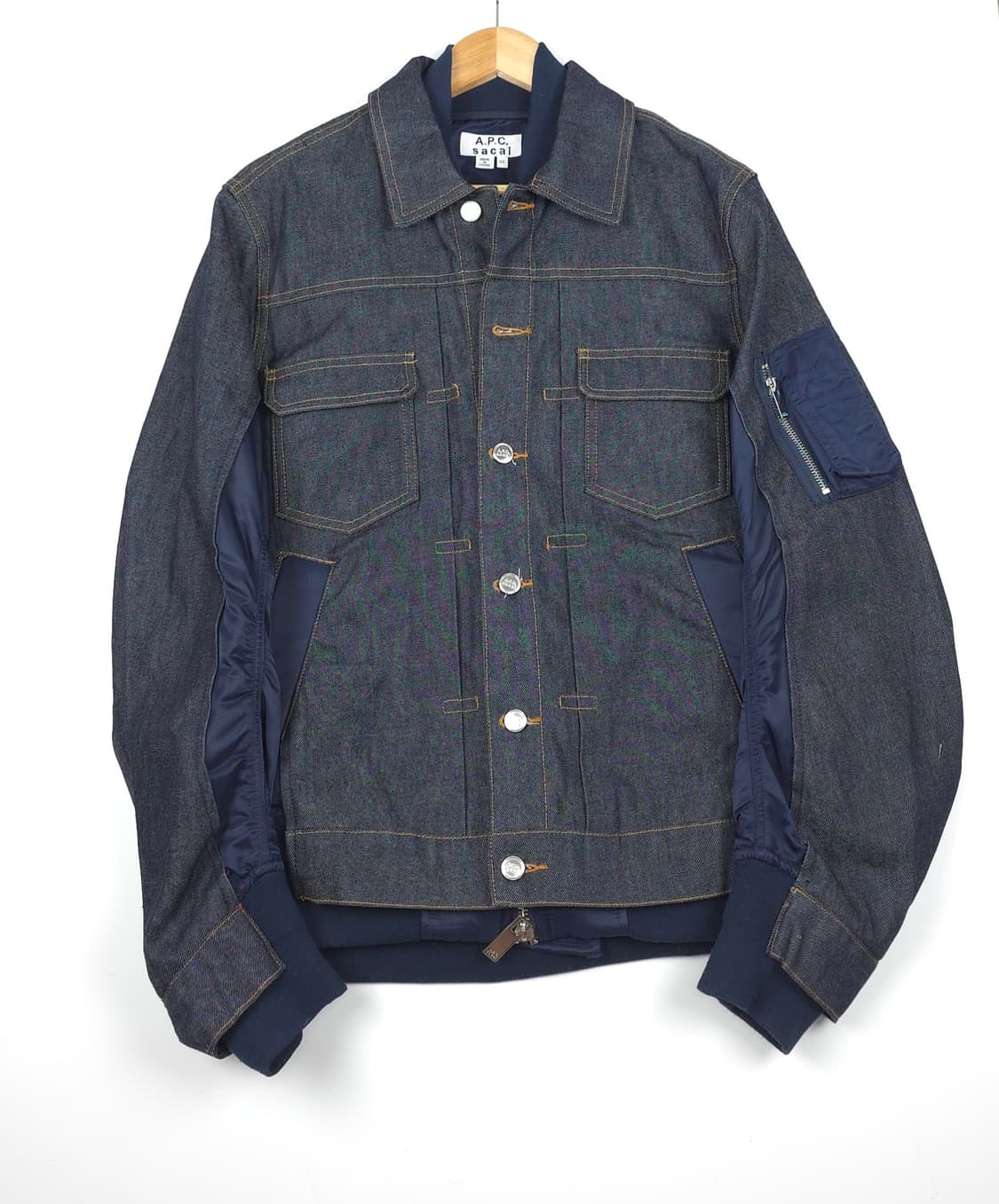 [XS] 아페쎄 x 사카이 데님 트러커자켓 상품이미지1