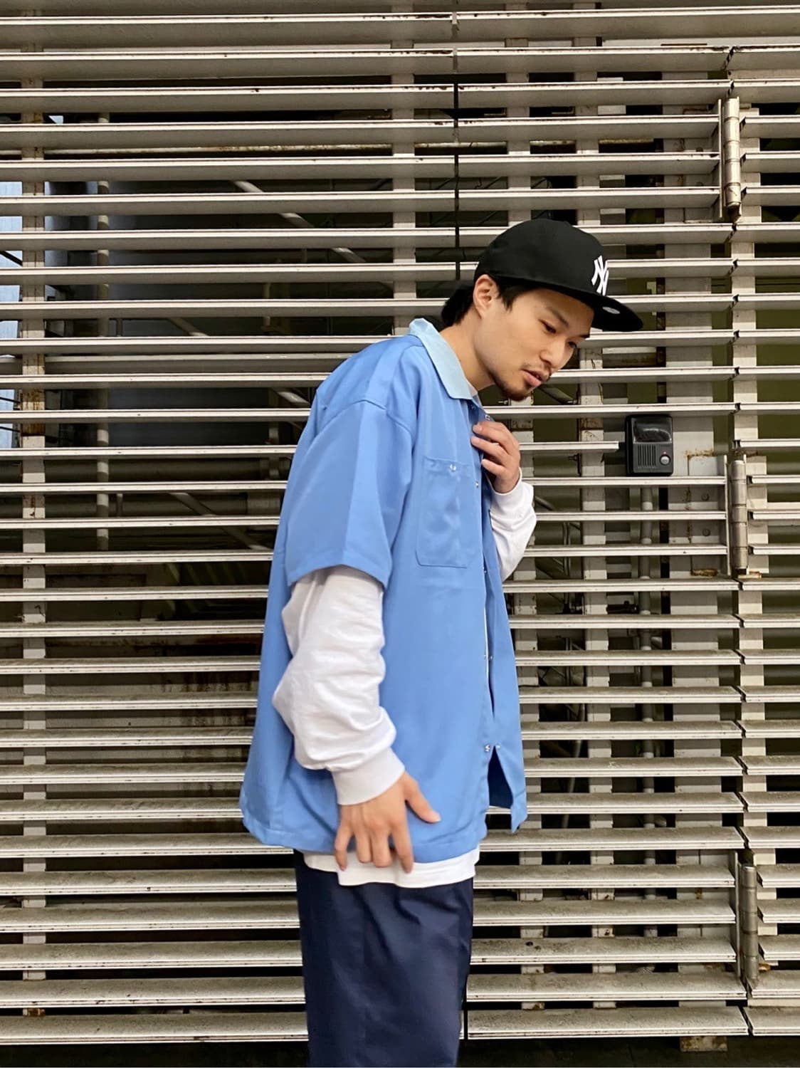 WHO'S WHO gallery Dot Button S/S Shirt 상품이미지3