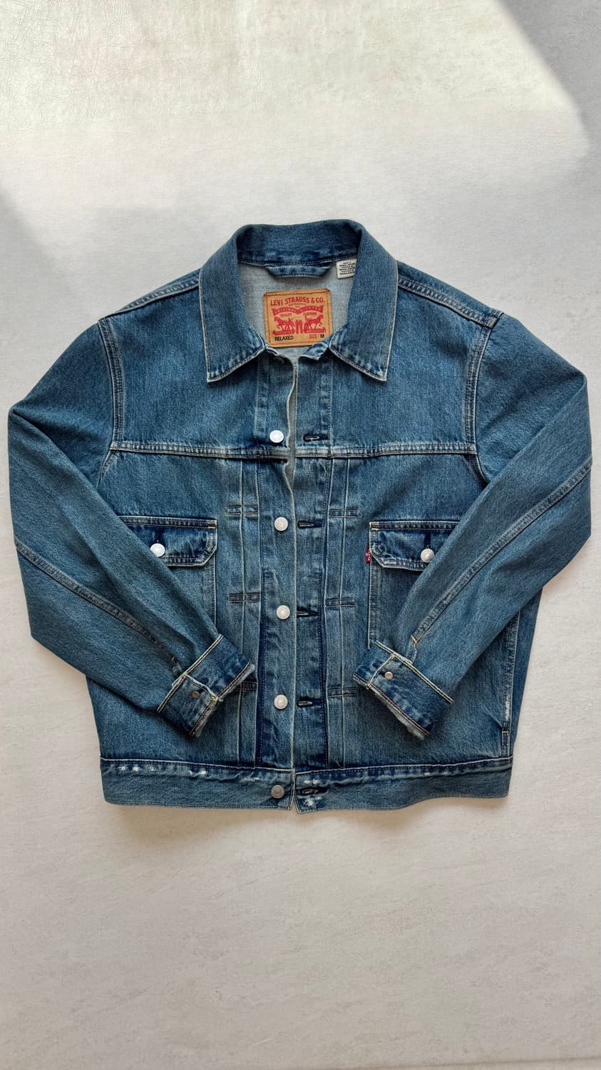 리바이스 데님 트러커 타입2 자켓 M사이즈 상품이미지1