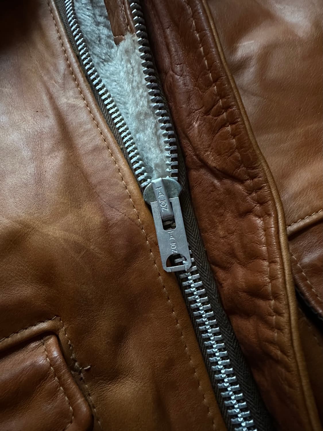 70s USA 빈티지 SCHOTT 쇼트 G-1 플라이트 레더 자켓 상품이미지5