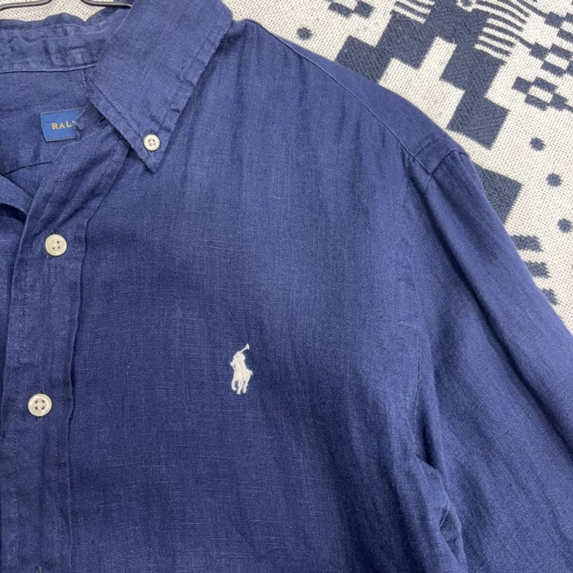 폴로 랄프로렌 오버핏 자수 린넨 셔츠 S P00071 상품이미지2