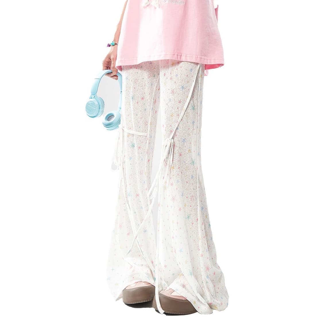  Colorful Star T-shirt + Pants Set 상품이미지1