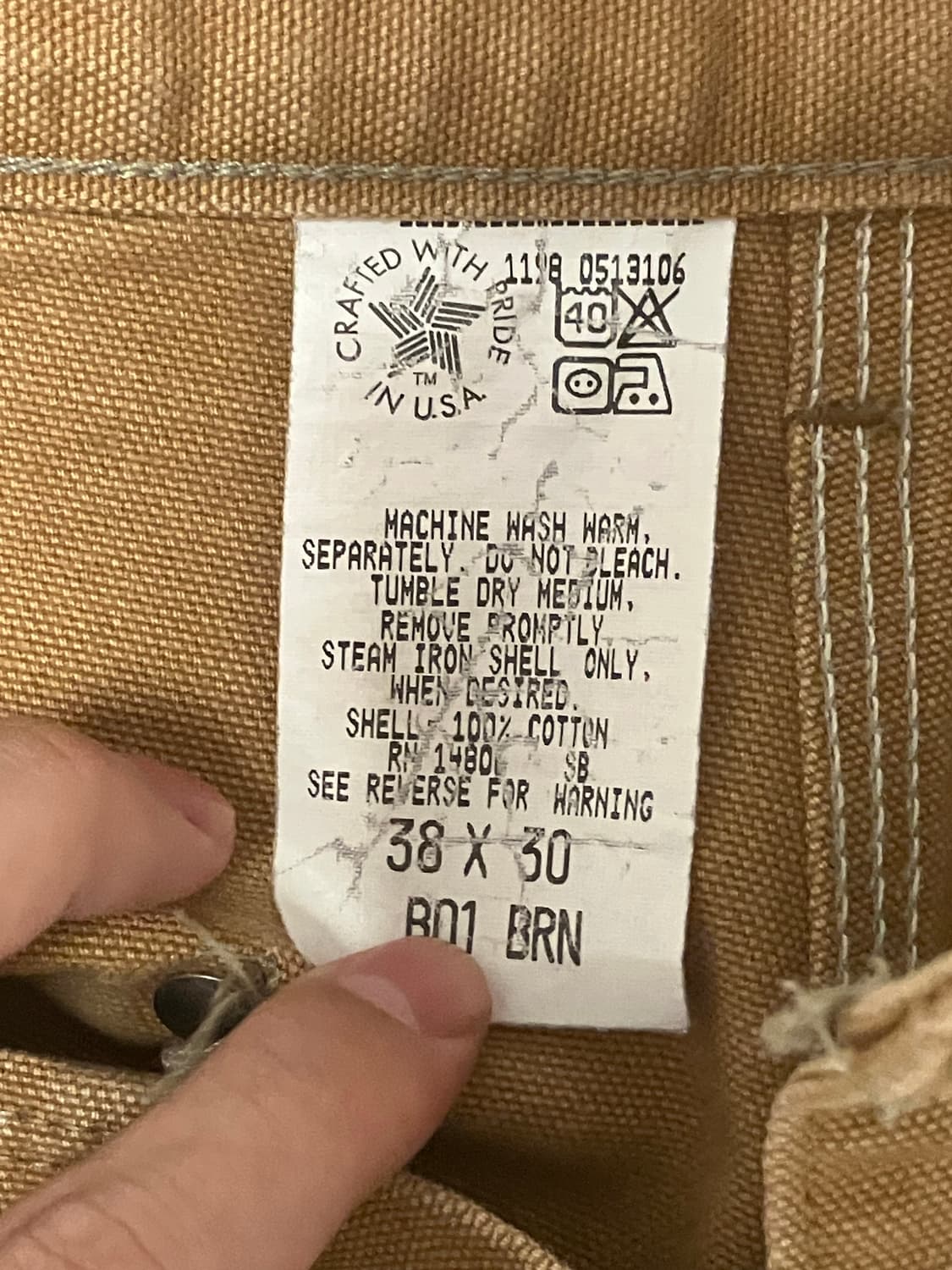 90s 칼하트 더블니 상품이미지3