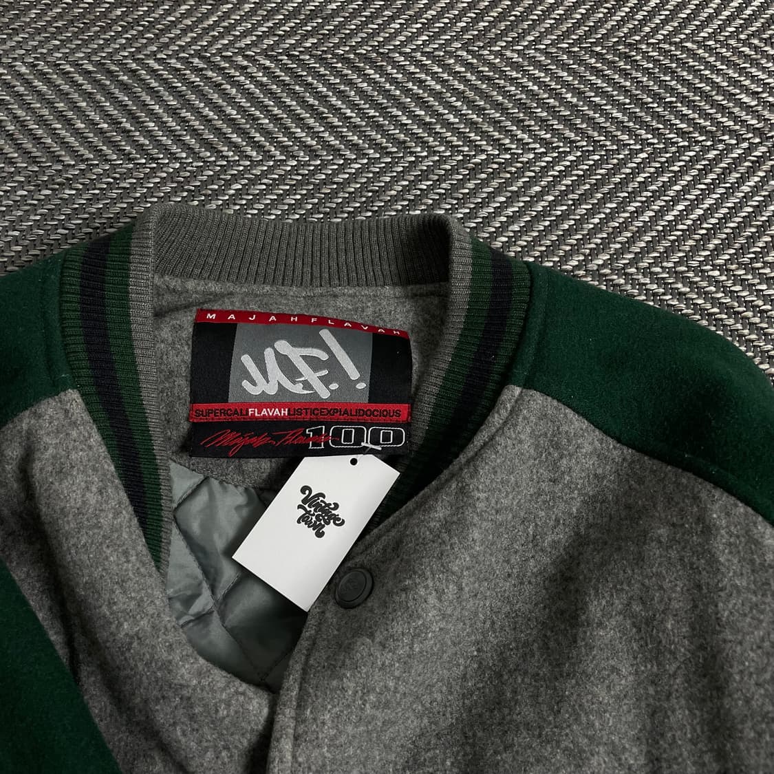 00s 마자플라바 y2k 빅로고 바시티 자켓o 2945 상품이미지4