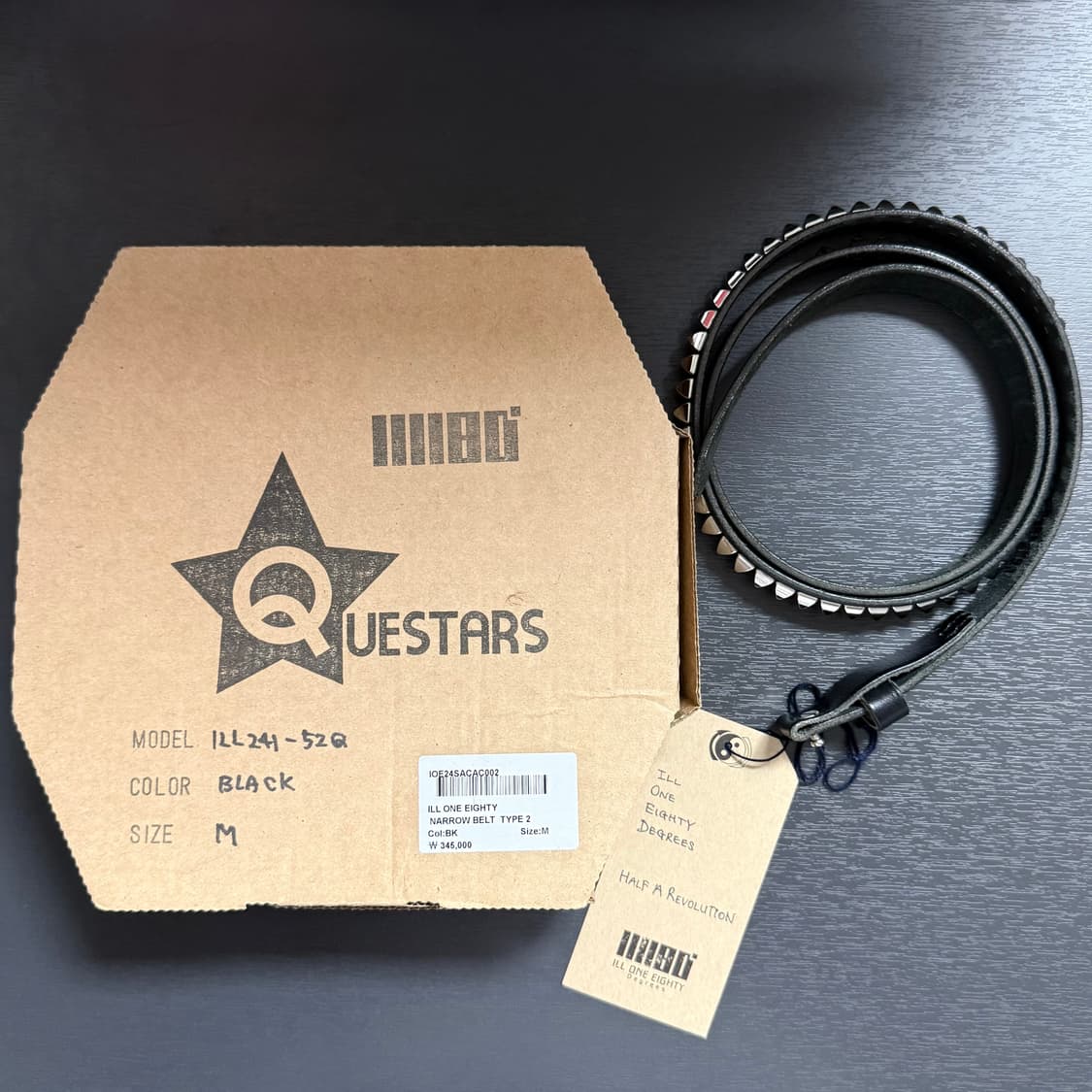 ILL ONE EIGHTY 스터드 벨트 상품이미지3