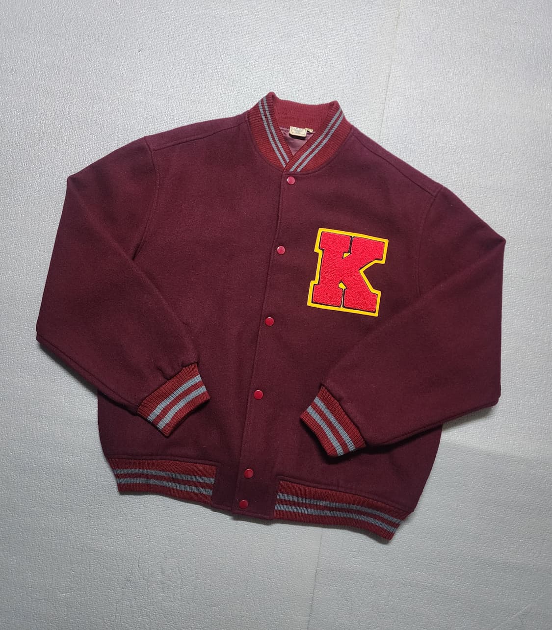 빈티지 80's 톰슨가젤 레터맨 울 바시티 자켓 상품이미지3