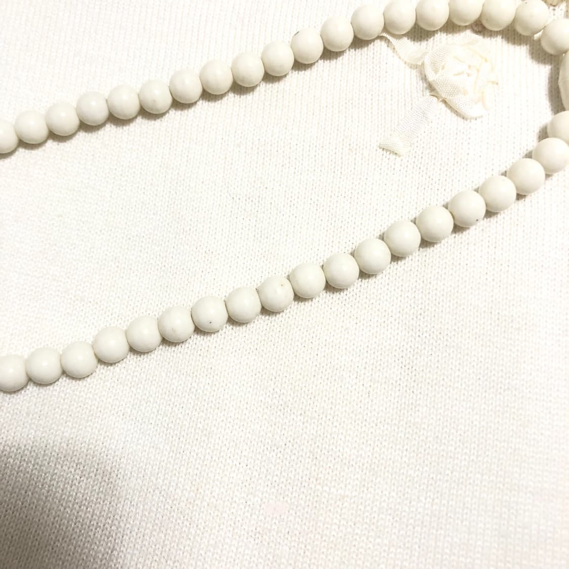 빈티지 아이보리 목걸이 오리엔탈 긱시크 페어리 하구미 갸루 상품이미지4