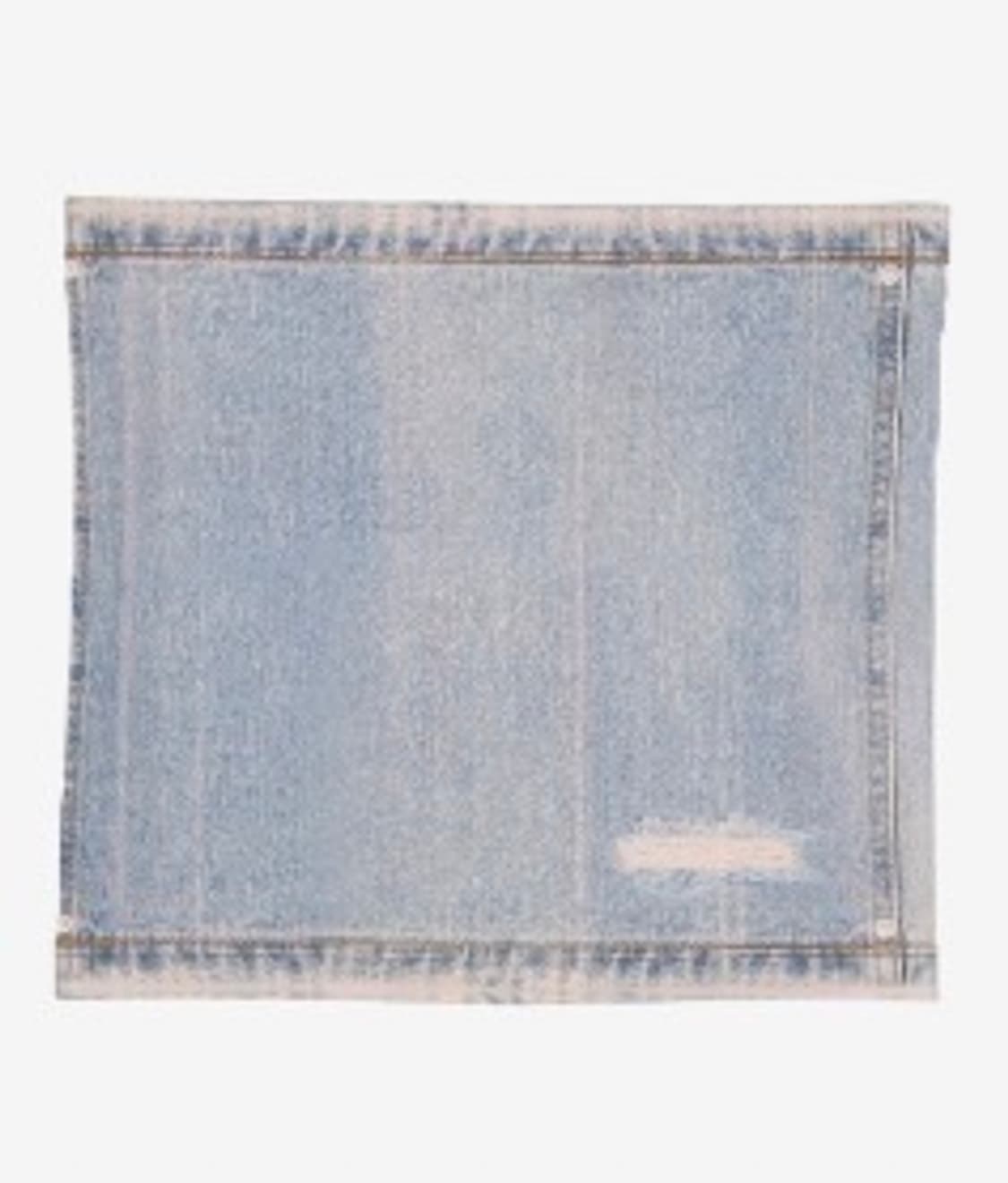 Yuse 유즈 프린트 데님 튜브탑 슬리브리스크롭연청프린팅포켓로고셋업중청청 상품이미지7