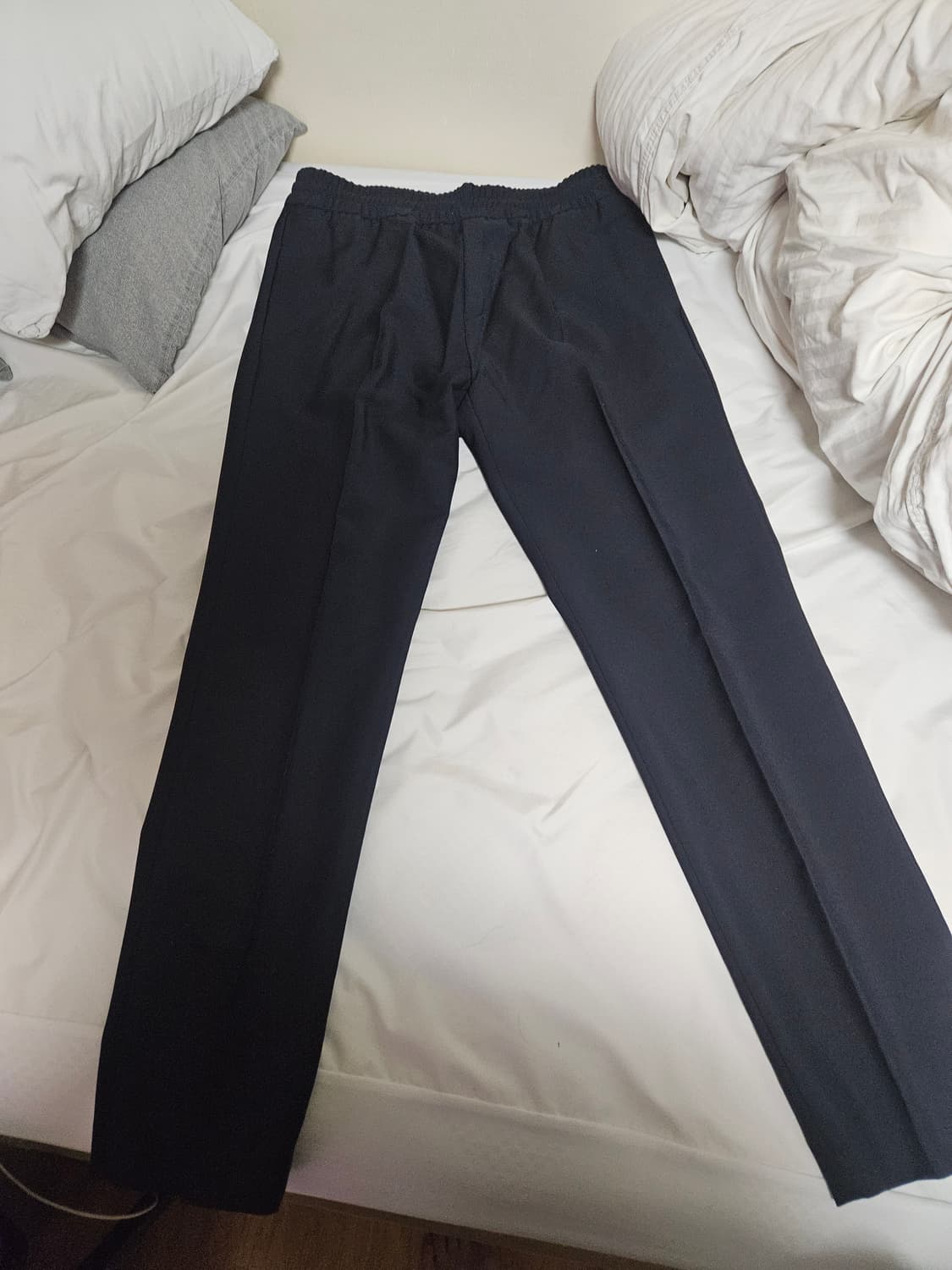 [EU48] 아크네 라이더 팬츠 네이비 상품이미지1