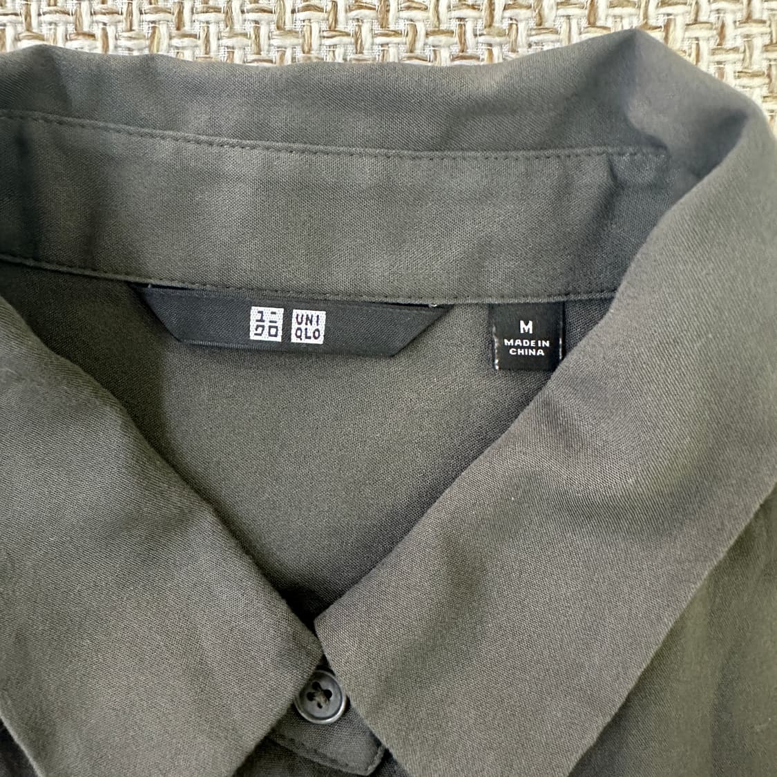M 유니클로 오버 긴팔 셔츠 0410D 상품이미지2