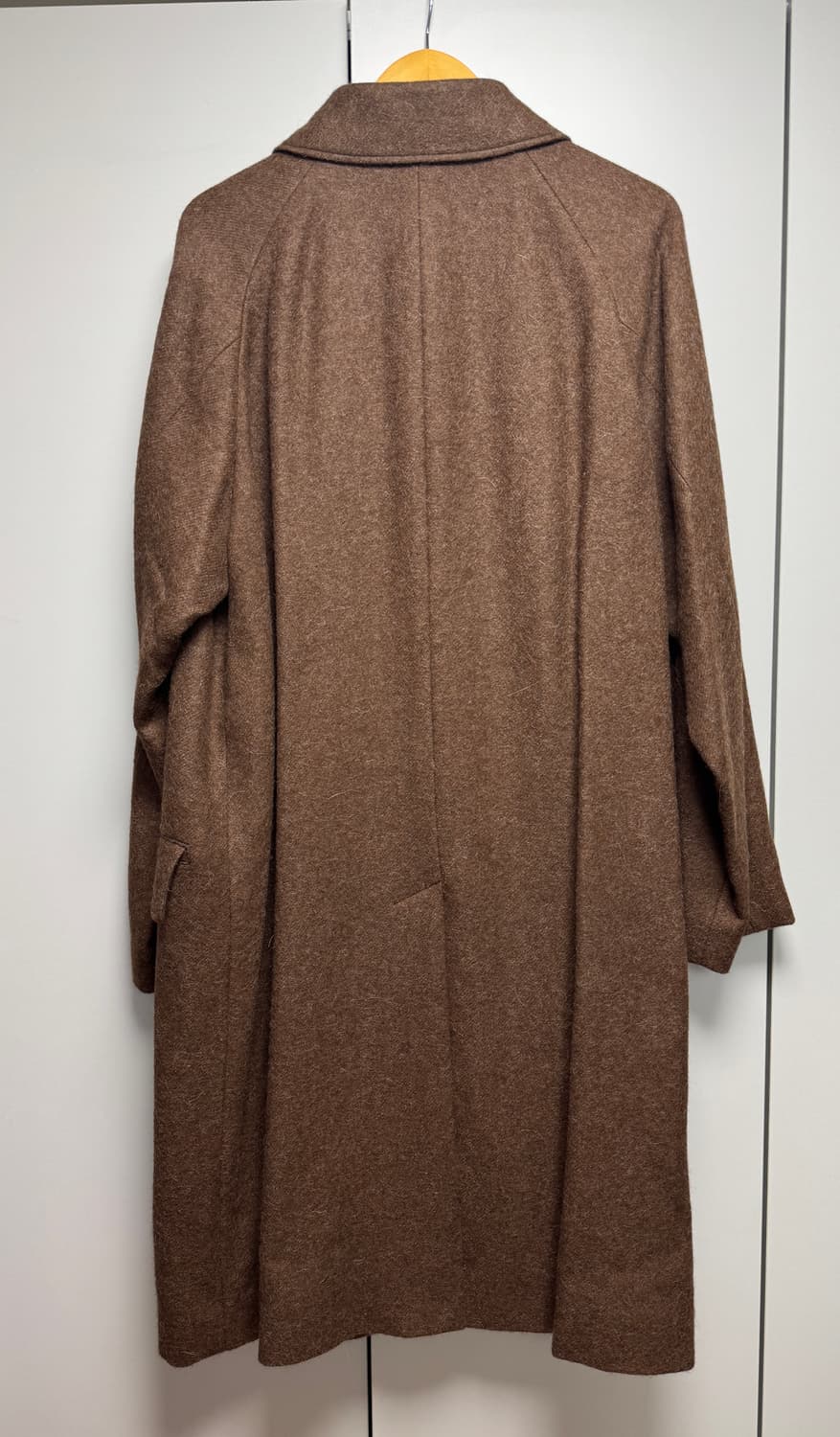 마카웨어 markaware 래글런 알파카 맥 코트 상품이미지3