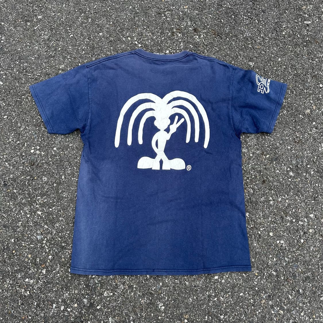 90s D2E Gear 네이비 티셔츠 L  상품이미지3