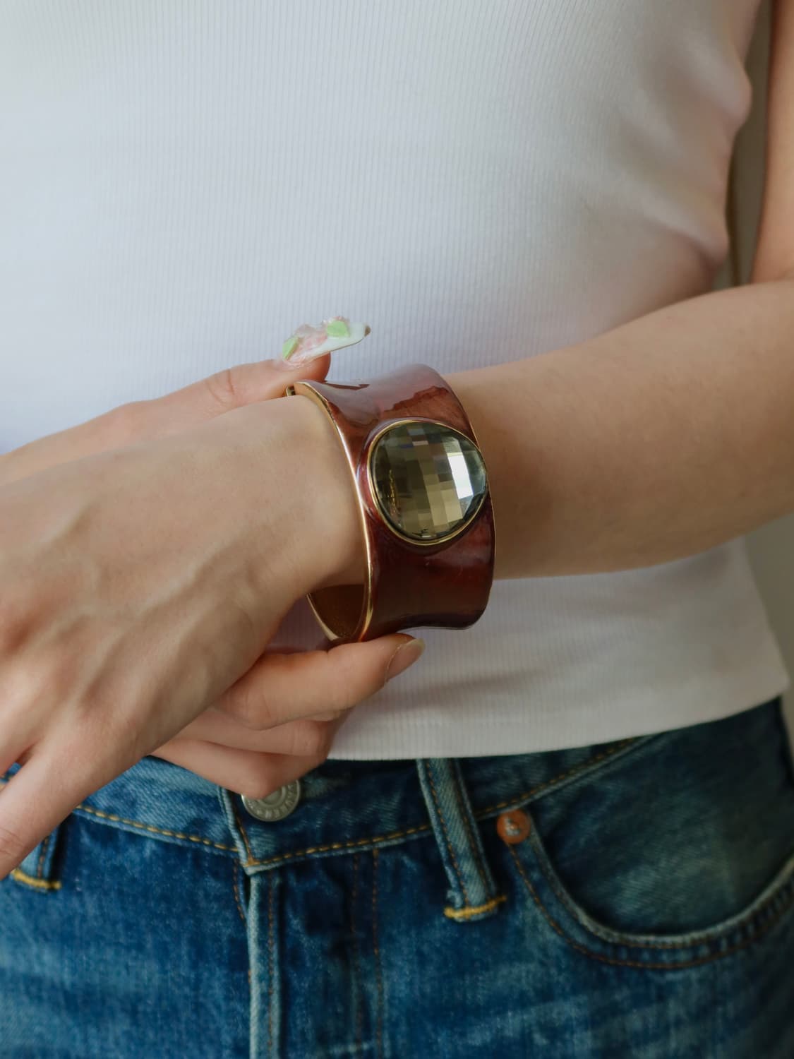 stone cuff bangle 상품이미지2