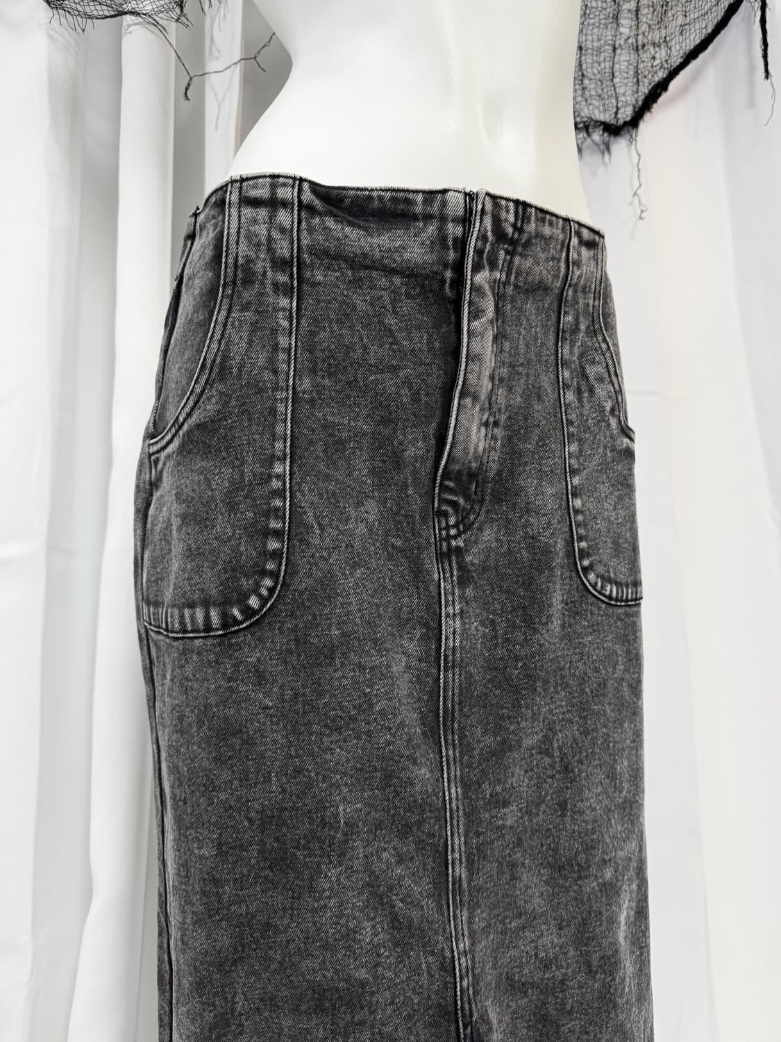 denim long skirt 상품이미지3