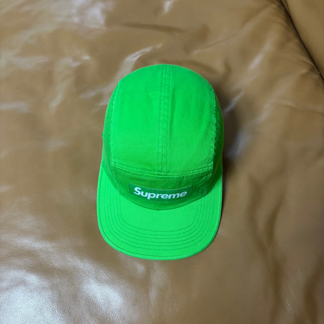 Supreme 슈프림 워시드 그린 캠프캡 모자 (Washed Green) 상품이미지5