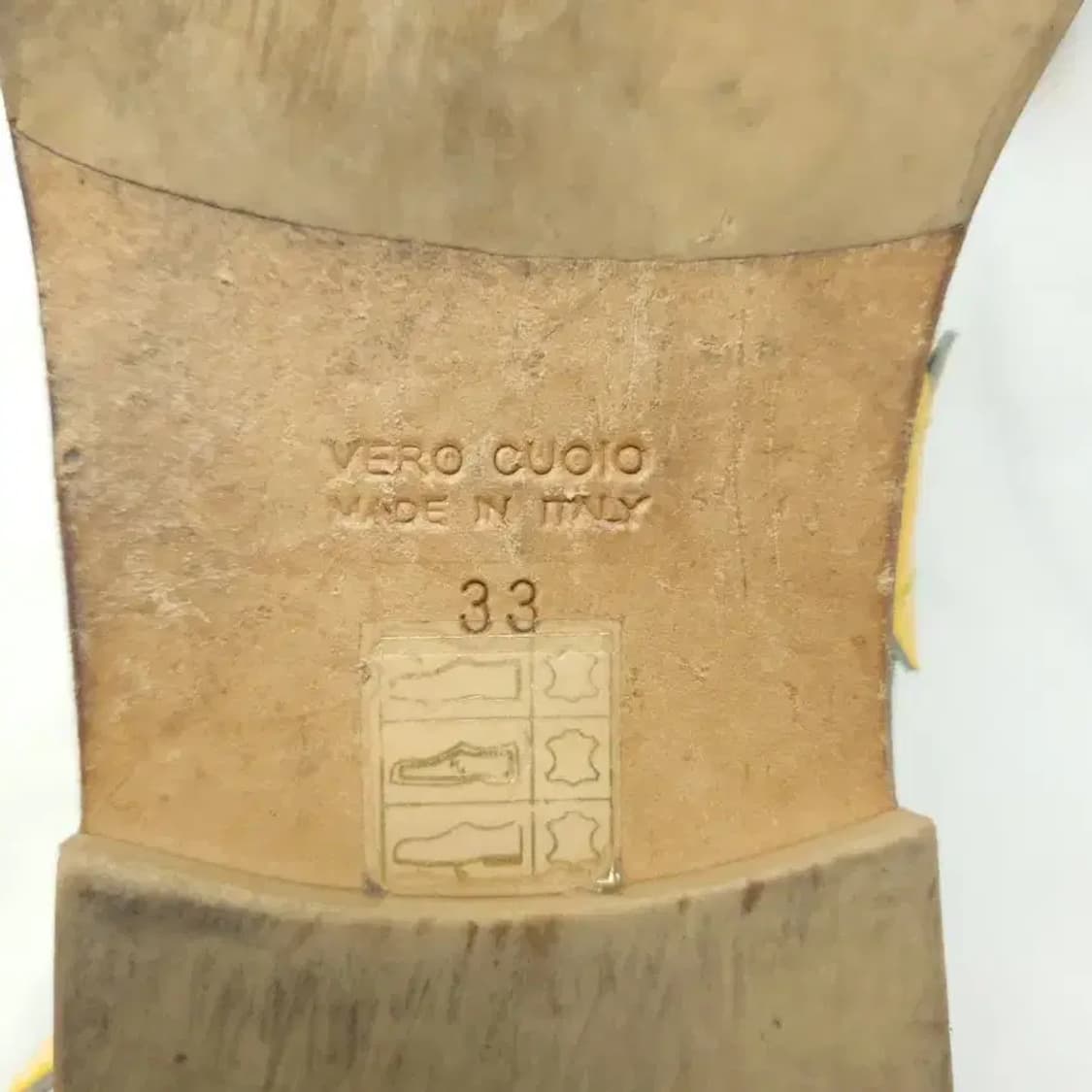 마르니 샌들 33사이즈 옐로우 그린 상품이미지9