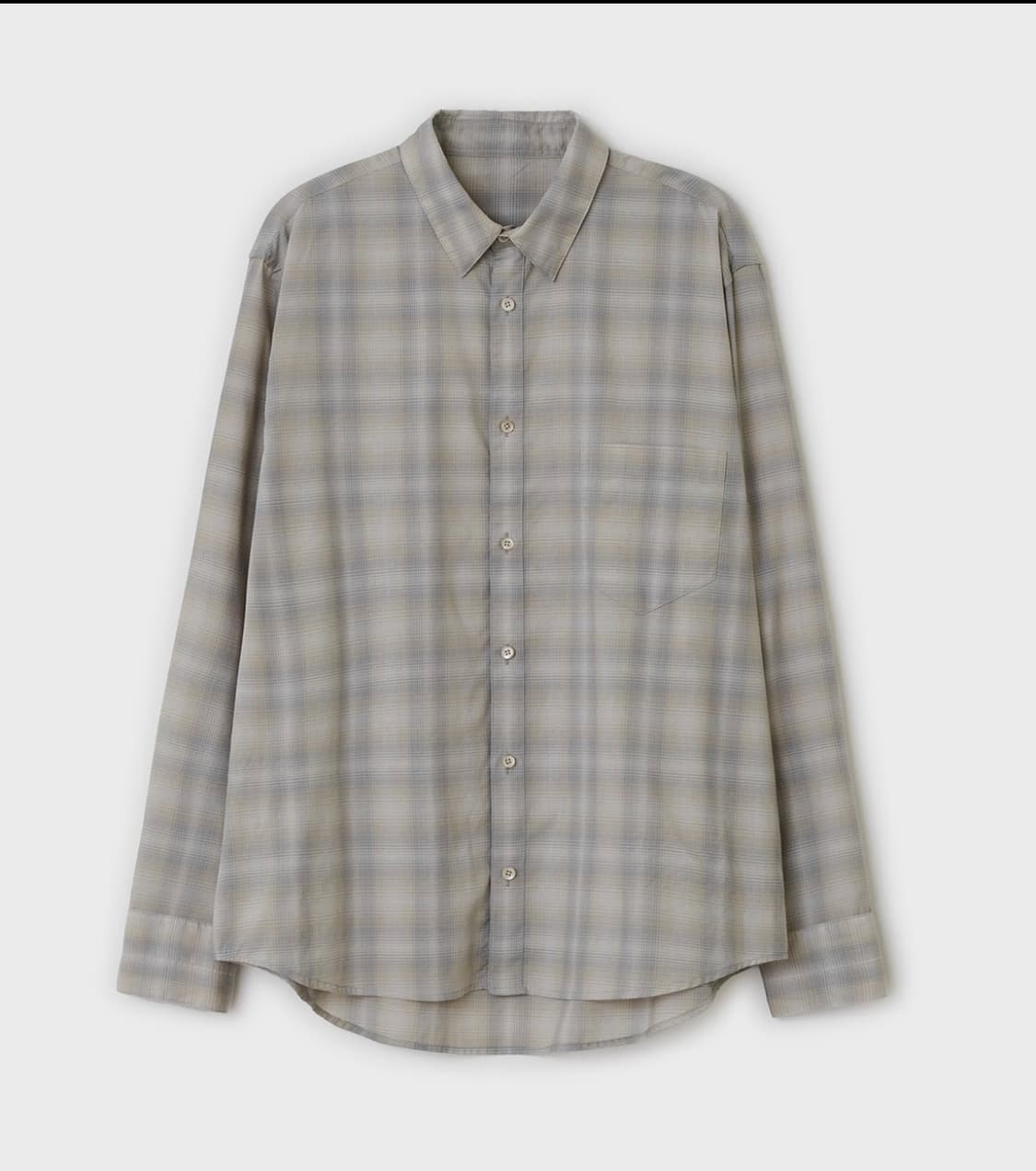 [S] 벨리에 치코셔츠 멀티베이지 상품이미지1