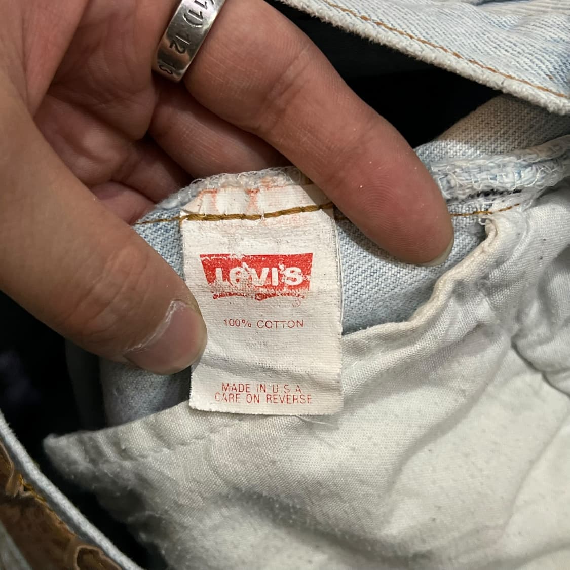  USA 리바이스 501 데님팬츠 y13974 상품이미지7