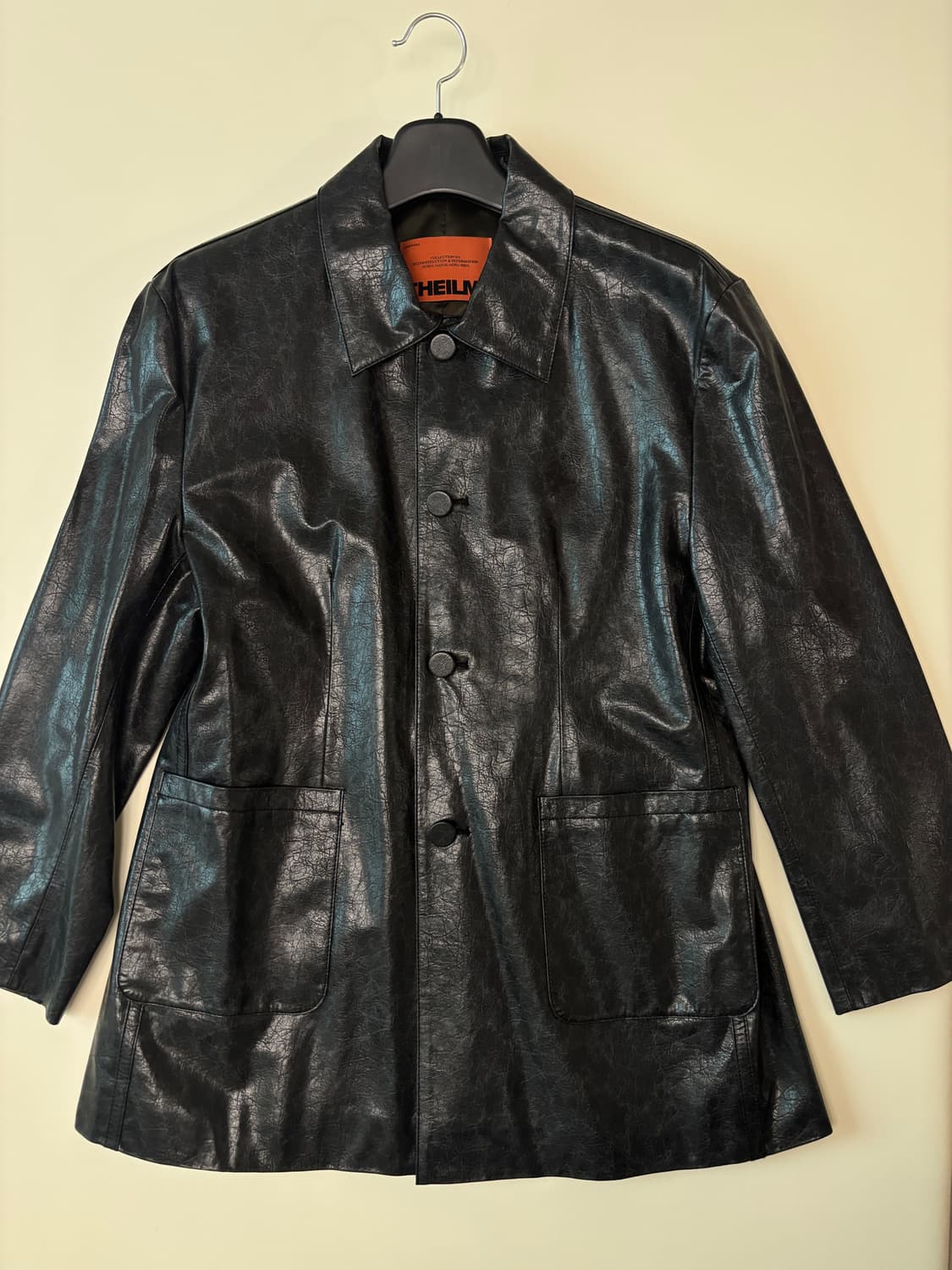 더일마 그레타 빈티지 에코 가죽 자켓 상품이미지10